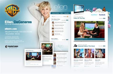 ellen degeneres show website.